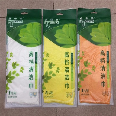 包郵 多條裝 叢中笑 廚房多功能不沾油清潔巾洗碗布耐洗不掉毛抹布