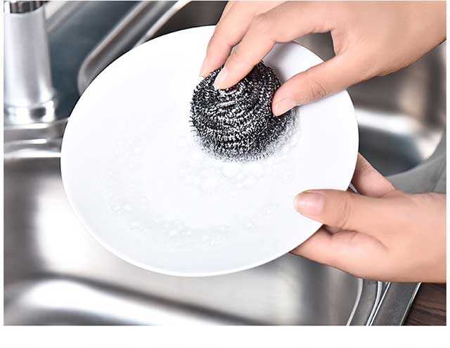 20个不锈钢清洁球钢丝球不锈钢清洁球锅刷批发 厨房刷锅 洗碗清洁用品 不生锈