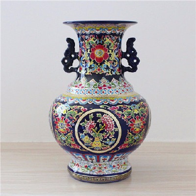 摆件工艺品富贵竹花瓶摆设装饰品摆件客厅摆花家居花盆陶瓷特大玄
