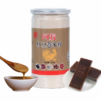 山东阿胶红豆薏米粉500g 阿胶代餐粉