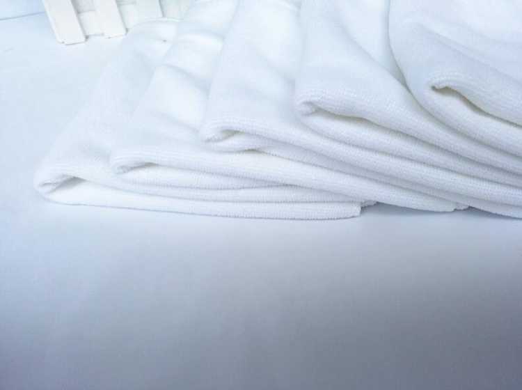 一次性白毛巾非纯棉批发酒店毛巾超细纤维宾馆足疗毛巾洗浴池毛巾