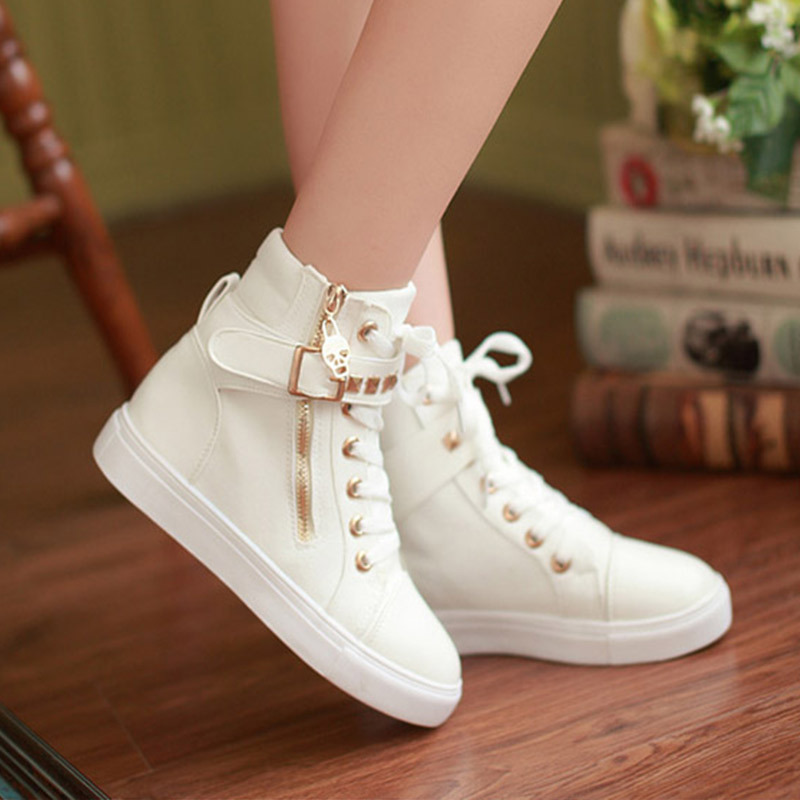 Students' high top canvas shoes women's new shoes Korean leisure high top shoes white cloth shoes women's board shoes spring and autumn fashion