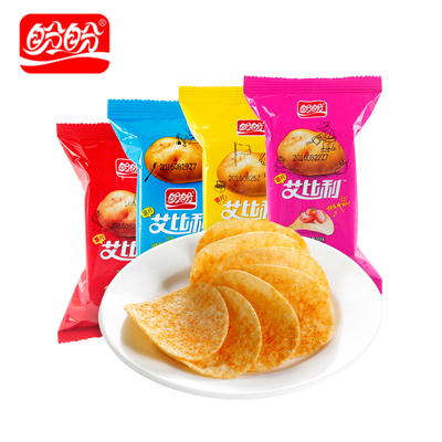 【清仓特价 6条8.9】6包12包盼盼艾比利薯片烧烤原味番茄香辣零食