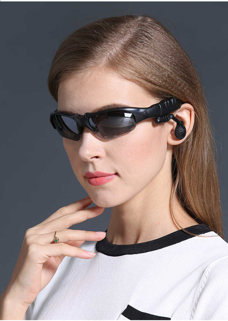 蓝牙偏光眼镜听歌打电话无线运动智能蓝牙耳机太阳镜立体声头戴式