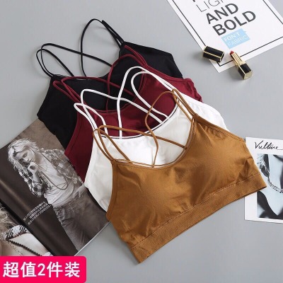 运动装女学生初中生内衣女打底衫女蕾丝女高上衣女露脐装紧身短款