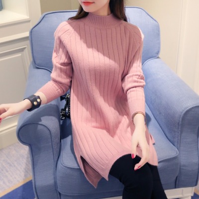 新款秋装毛衫女款假两件套女女士开衫中长款蝙蝠衫外套女衫男五分袖男毛线衣女短款低领针织衫半高领衫羊毛女人秋季女装套装装雪尼