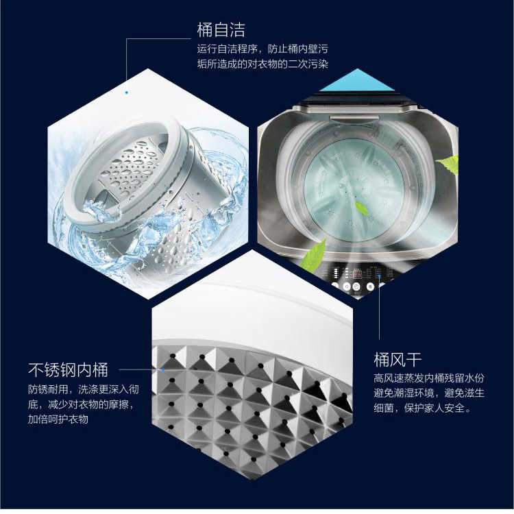 合肥荣事达电工全自动波轮洗衣机7.5\/8\/8.5公斤