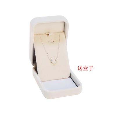 月夜森林S925银月光石饰品圣诞麋鹿角情侣捕梦网手链生日礼物男女