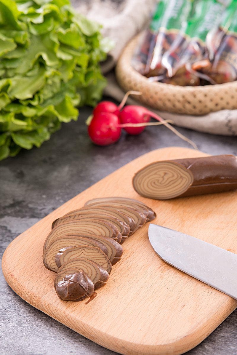 >  		     素火腿豆制品徐州特产素鸡素食贾汪小吃鸡蛋豆腐干真空150g