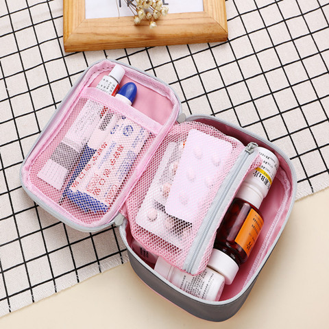 Fuudodo travel travel portable mini first aid kit portable small medicine box small medicine bag medicine drug storage bag