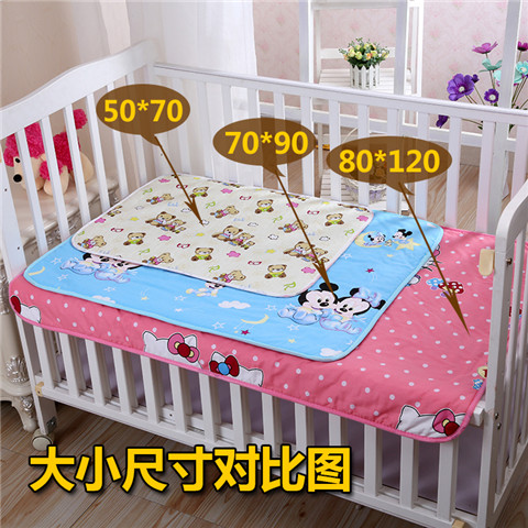 婴儿隔尿垫纯棉防水可洗透气防漏护理床垫月经姨妈垫宝宝用品大号