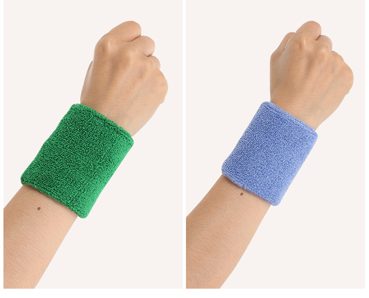 新款韩版热卖运动护腕弹力毛巾吸汗护腕篮球羽毛球舞蹈瑜伽护腕带ZZX