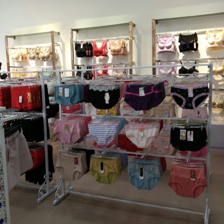 短裤货架胸罩衣架落地式内衣中岛展示架