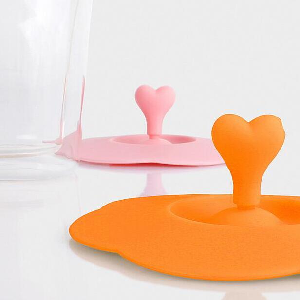 【3个装】创意杯盖橡胶盖子耐高温环保硅胶无毒陶瓷杯盖硅胶