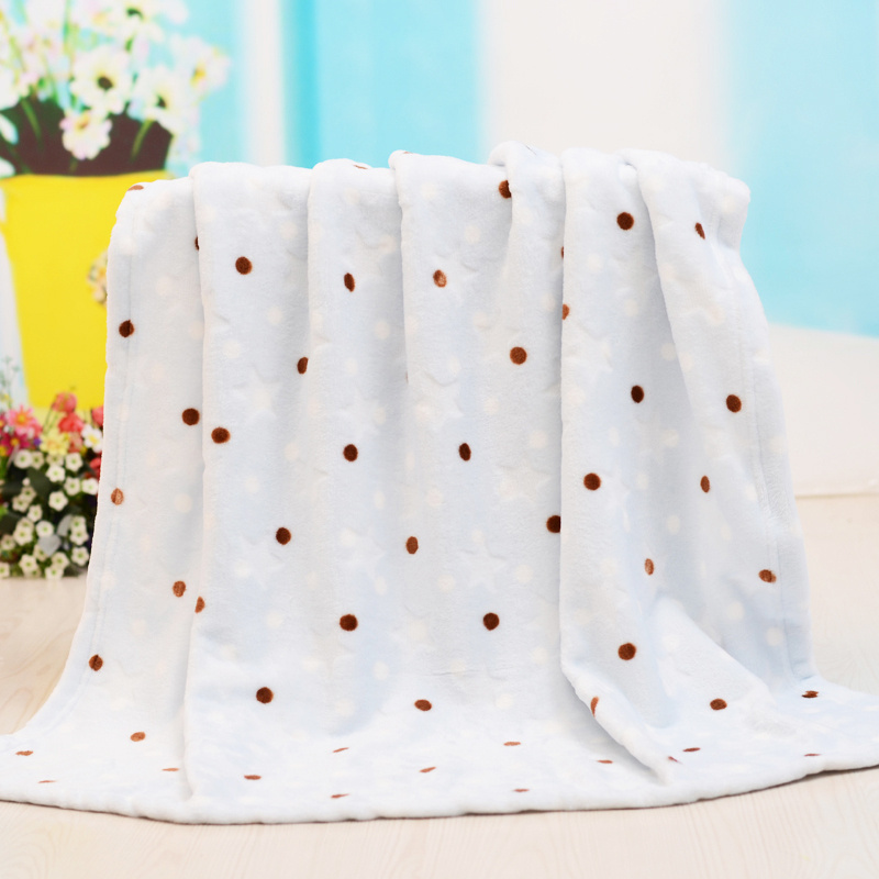 Baby autumn and winter coral blanket children air conditioning blanket flannel blanket bed sheet single towel thin quilt