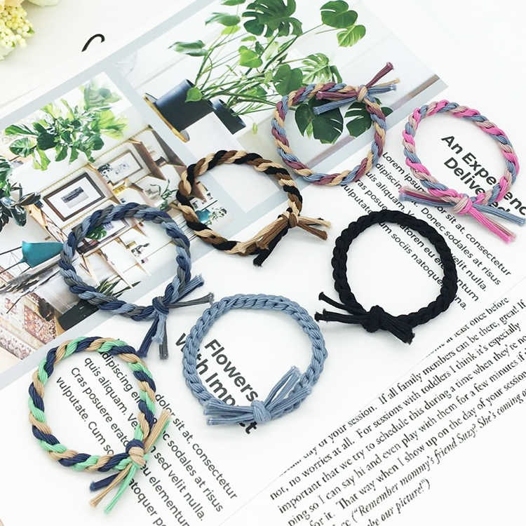 Buy 20 Pieces Of Garganbean Braids Knotted Leather Hair Ring