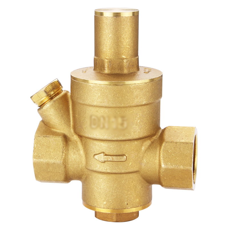 家用自来水减压阀稳压阀热水器净水器恒压阀黄铜加厚4分6分可调式