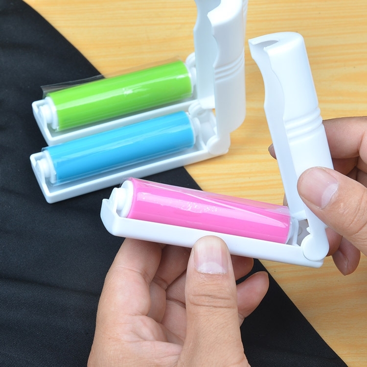 Washable clothes dust removal roller lint sticker portable clothes lint removal dust collector electrostatic brush lint removal roller