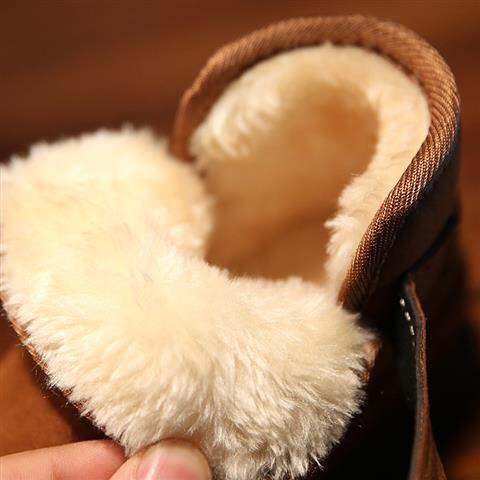 Baby Snow Boots New Winter baby cotton shoes waterproof and warm cotton boots thickened Plush walking shoes children's shoes