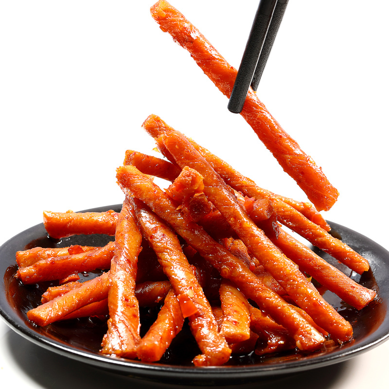 邬辣妈辣条70g酒鬼豆筋3包 豆干零食素牛筋豆条辣片香辣味小吃