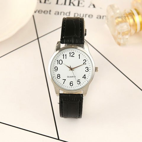 Minimalist Quartz Watch For Couples And Students Casual Style_voghion.com