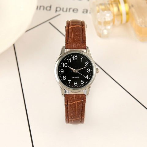 Minimalist Quartz Watch For Couples And Students Casual Style_voghion.com