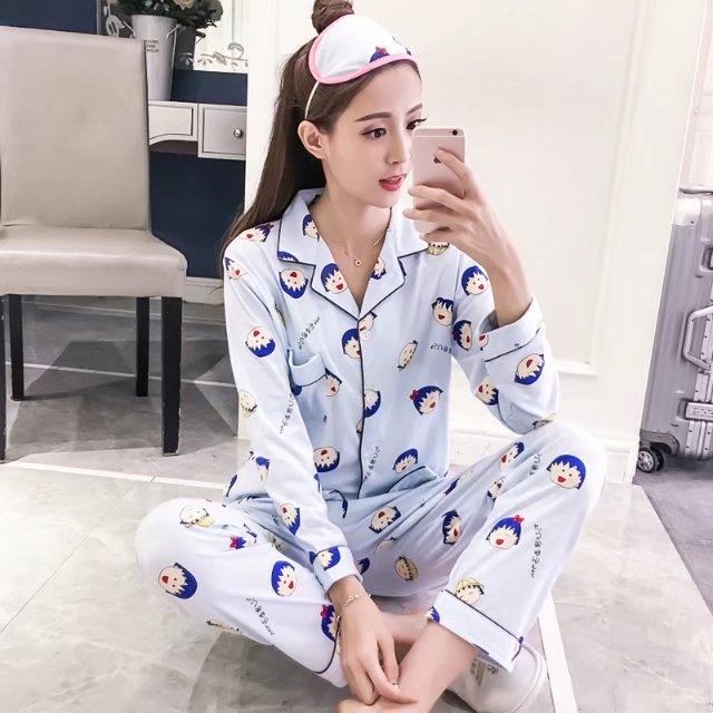 [multiple choices of cardigan pajamas] women's spring autumn winter long sleeve Pajamas Set Plus Size pajamas for children's home