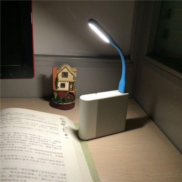 充电宝USBLED护眼灯小台灯电脑移动电源充电头小灯小夜灯小米灯