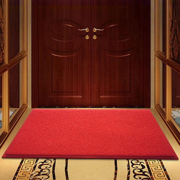 大门口出入平安地垫红色加厚进门地垫入户脚垫防滑毯欢迎光临门垫