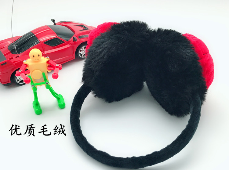 男女孩儿童宝宝保暖耳罩韩版小学生毛绒可爱卡通动物耳捂成人耳套