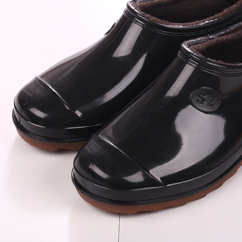 下雨天女式防滑水桶短款雨鞋八角水靴