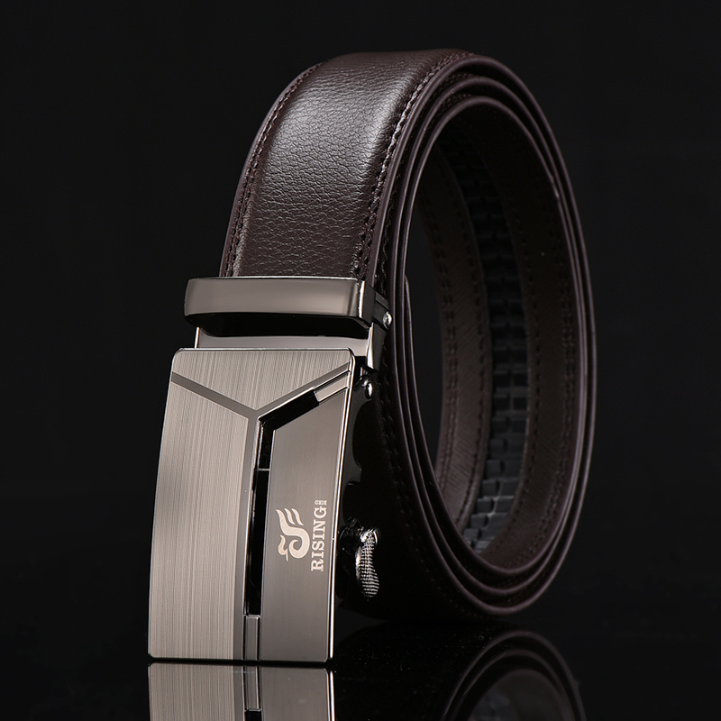 New men's automatic buckle business belt casual men's Korean style sports car buckle buckle head belt jeans belt