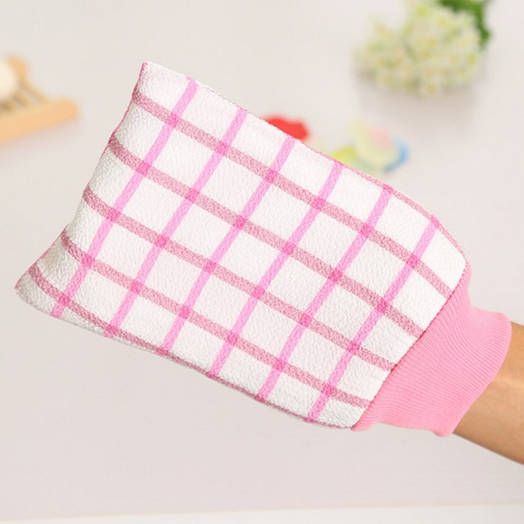 【买2送1】搓澡巾 格子粗砂强力搓澡巾洗澡巾去死皮去角质