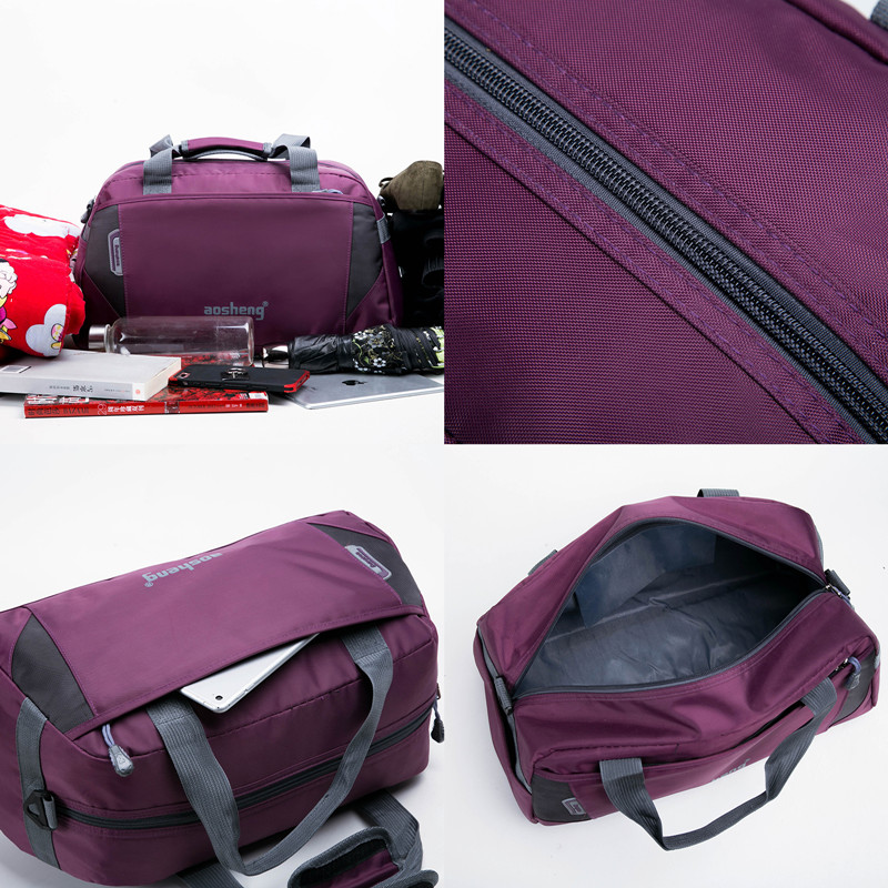 新款健身运动包男女旅行包大容量短途单肩斜跨手提旅游包小行李袋