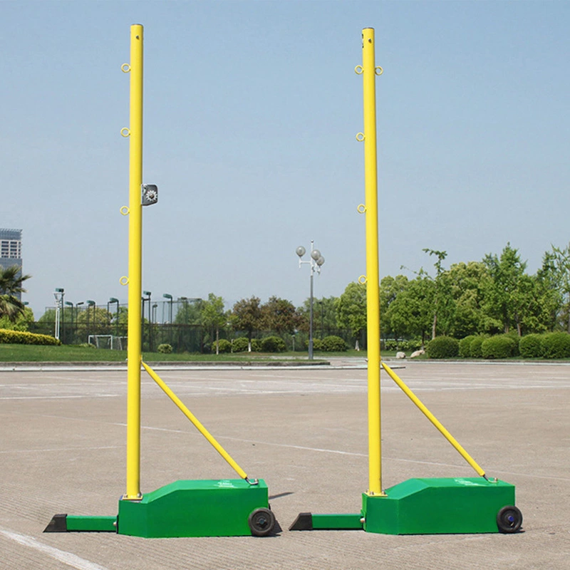 羽毛球网架网柱便携式标准移动式比赛羽毛球架标准室内外羽毛球柱
