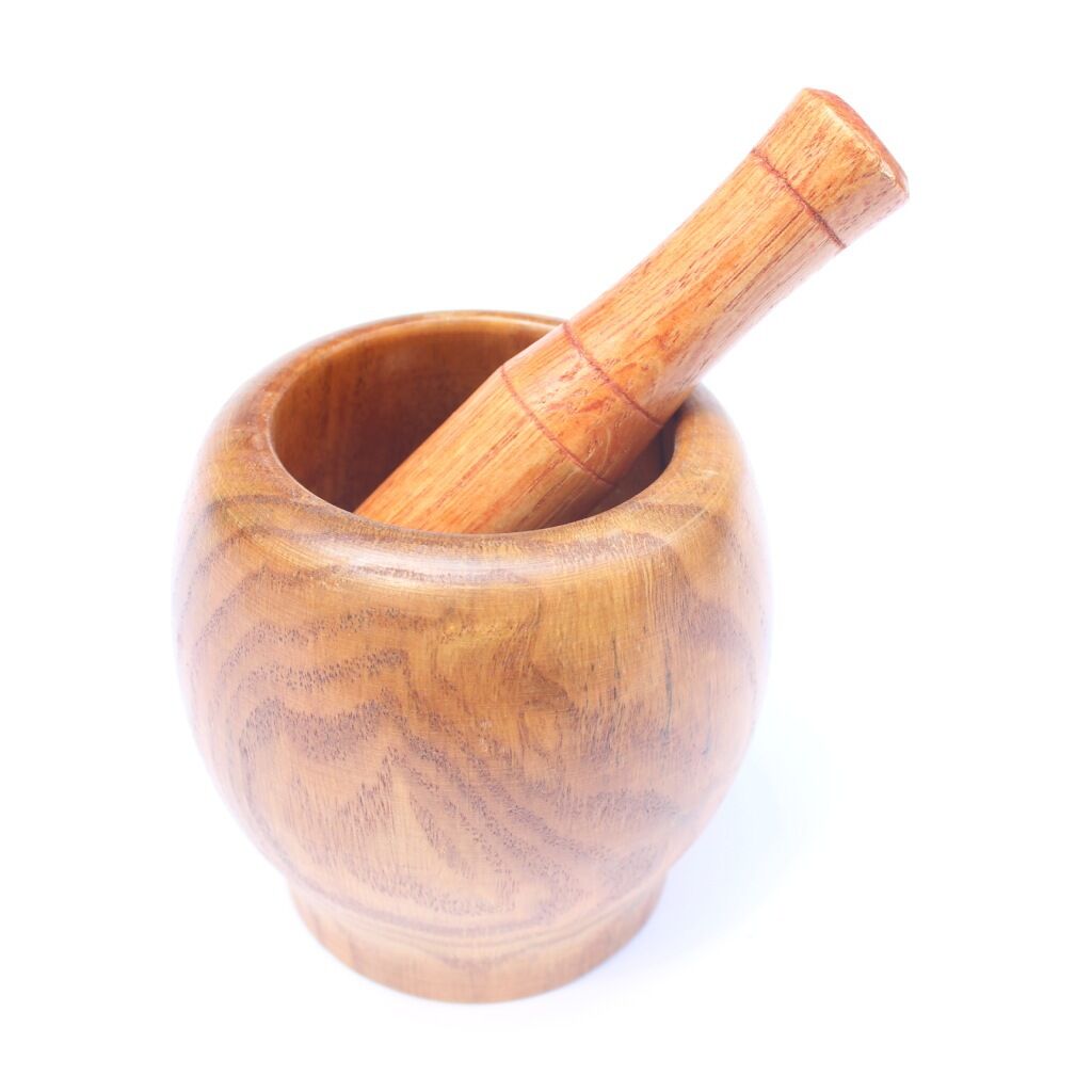 家用捣蒜器手动捣碎蒜泥臼子压蒜泥捣药罐器大号实木研磨器捣蒜钵