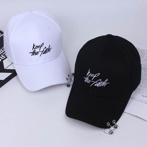 Cap cap men's casual hat hoop hat summer couple korean personality hip hop hat trendy youth fashion