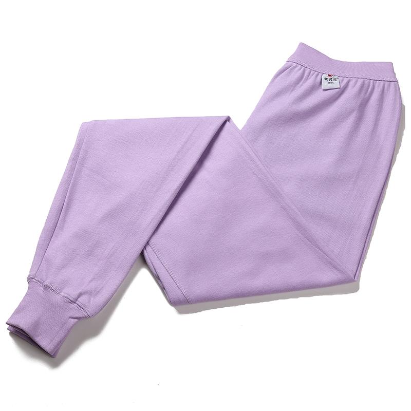 Women's pure cotton long johns, cotton warm pants, autumn and winter one-piece cotton wool trousers, line pants, large size underpants, thickened cotton