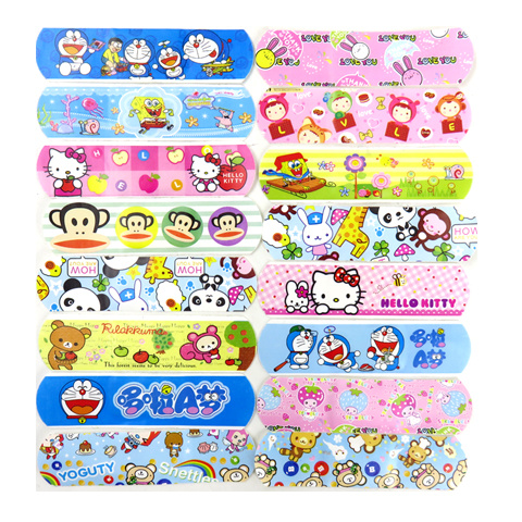 Band aid waterproof, lovely and breathable Mini cartoon band aid for children and girls