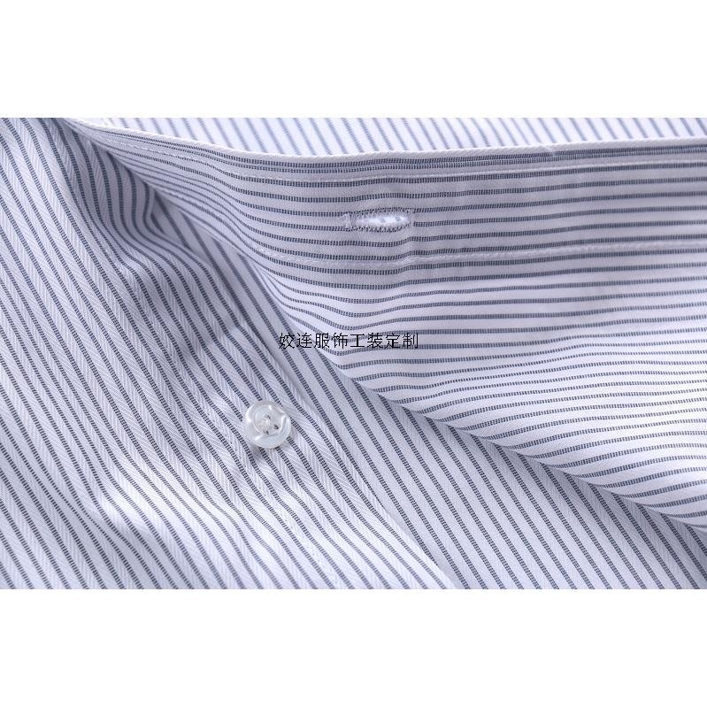 Great Wall Harvard 4s shop shirt men's long and short-sleeved overalls Harvard car sales striped shirt business casual