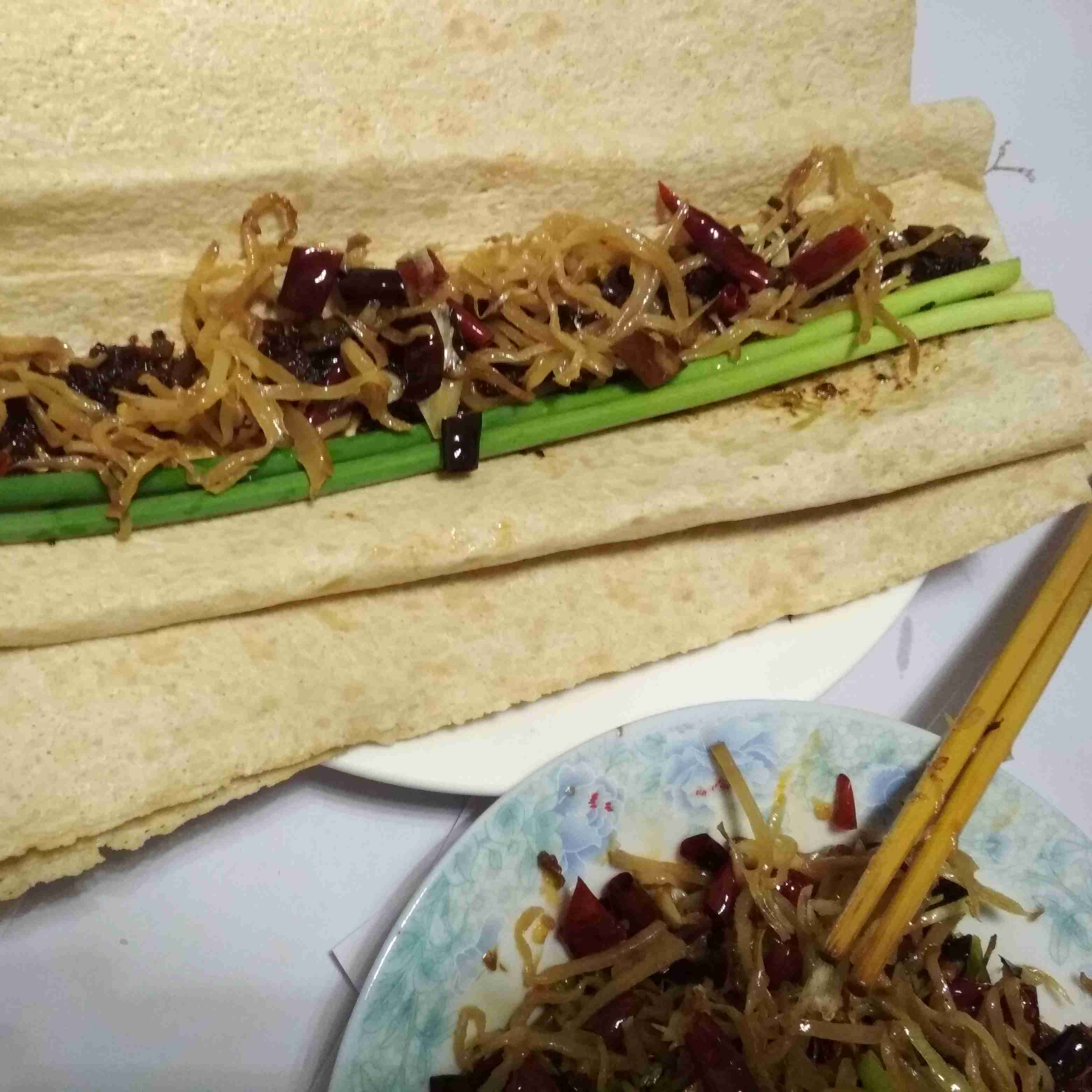 【坏了包赔】山东临沂煎饼全麦煎饼杂粮无糖5斤/3斤2斤/250g/包邮