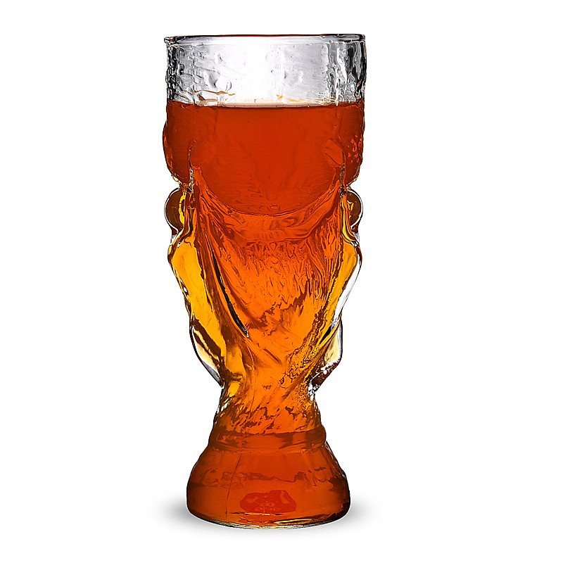 世界杯 大力神啤酒杯畅饮啤酒玻璃杯 大力神啤酒杯 创意个性杯子