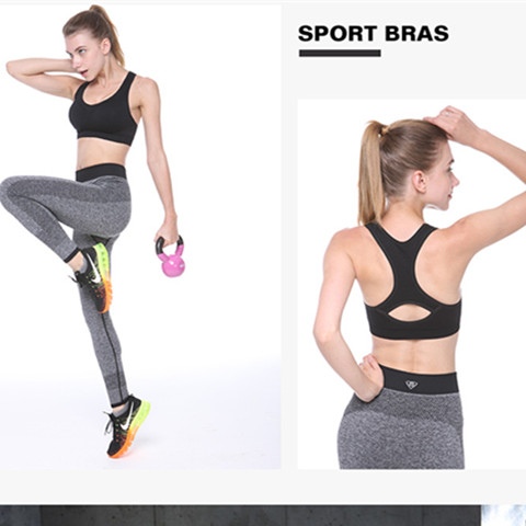 Summer new women's shock-proof bra fitness running aerobics shock-absorbing professional sports bra women's seamless sports bra